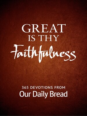 cover image of Great Is Thy Faithfulness